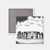 ストーンヘンジ磁石 マグネット (正面/裏面)