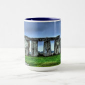 ストーンヘンジ青石の立っているイギリス マグカップ (中央)