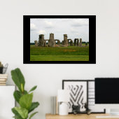 ストーンヘンジ風景III ポスター (ホームオフィス)