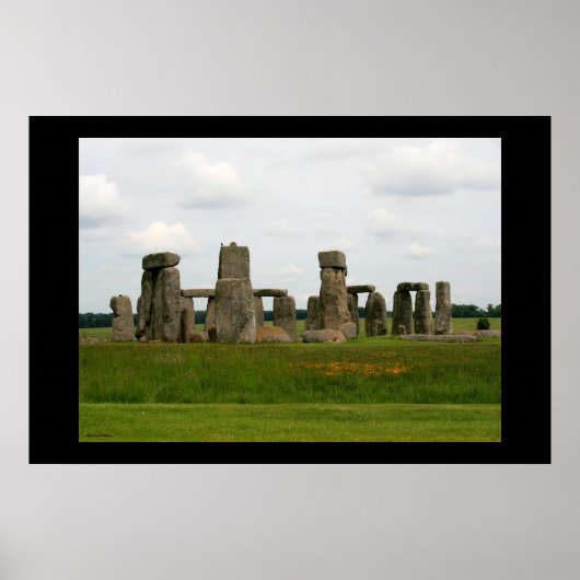ストーンヘンジ風景III ポスター (正面)