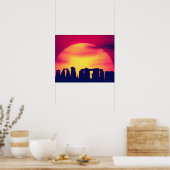 ストーンヘンジ、イギリス2 ポスター (キッチン)