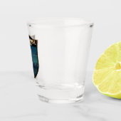 ストーンヘンジ・イングランド旅行ヴィンテージアート ショットグラス (右)