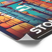 ストーンヘンジ・イングランド・ウィルトシャーワールド伝統サイト ポスター (角)