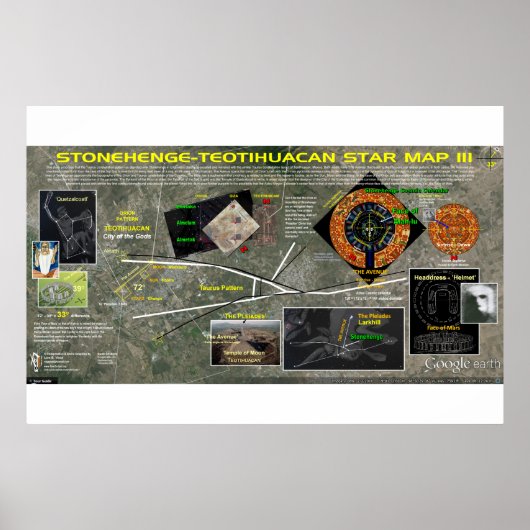 ストーンヘンジ – タウロスのスターマップ3 ポスター (正面)