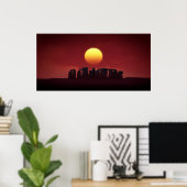 ストーンヘンジ ポスター (ホームオフィス)