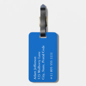 ストーンヘンジ ラゲッジタグ (裏面縦)