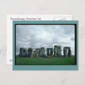 ストーンヘンジ、夏 '06 ポストカード (正面/裏面)