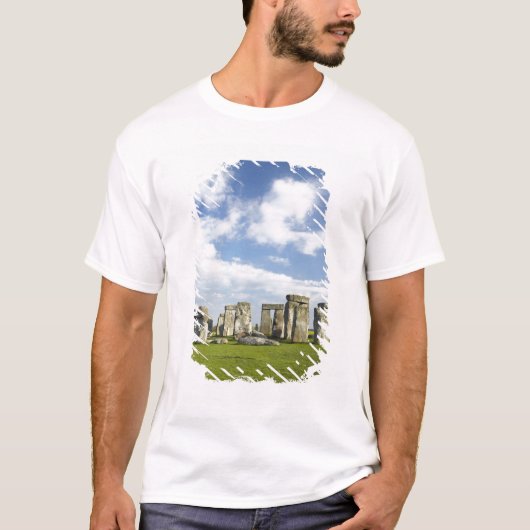 ストーンヘンジ（紀元前2500年頃）、UNESCO世界 Tシャツ (正面)