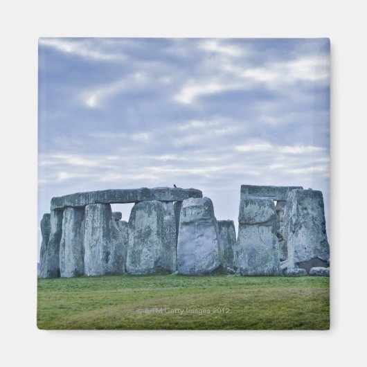 ストーンヘ統一されたンジ3 マグネット (正面)