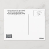 ストーンマウンテンジョージアはがき ポストカード (裏面)