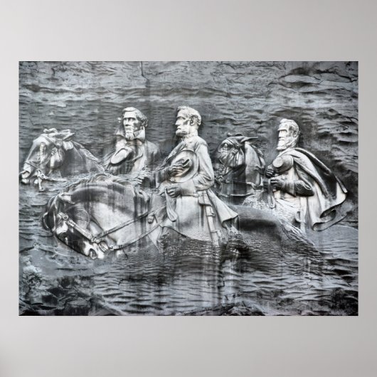 ストーンマウンテンジョージア記念碑 ポスター (正面)