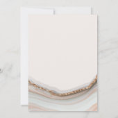 ストーンマーブルアゲート結婚式招待状 招待状 (裏面)