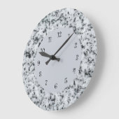 ストーンルックキッチン ラージ壁時計 (傾斜)