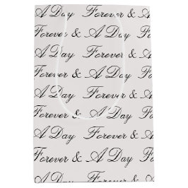 ストーン赤面エバーパーソナライズされた引用文結婚ズ ミディアムペーパーバッグ