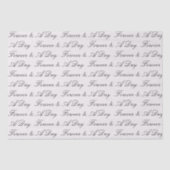 ストーン赤面エバーパーソナライズされた引用文結婚ズ 薄葉紙 (正面)