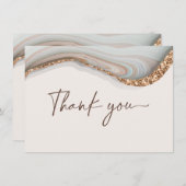 ストーン アゲート マーブル ありがとう カード (正面/裏面)