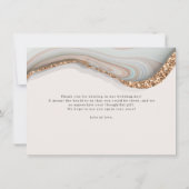 ストーン アゲート マーブル ありがとう カード (裏面)