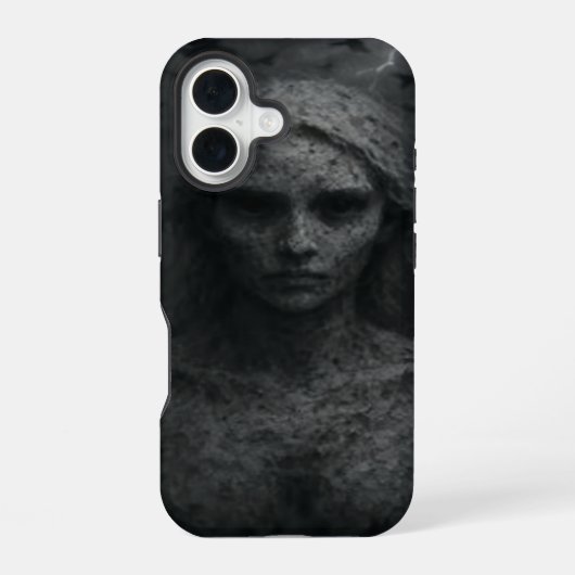 ストーン・ウォッチャー iPhoneケース iPhone 16ケース (裏面)