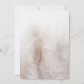 ストーン ウォーターカラー 宗教的な招待状 招待状 (裏面)