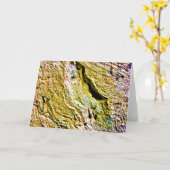 ストーン、カード カード (黄色い花)