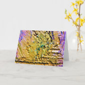 ストーン、カード カード (黄色い花)