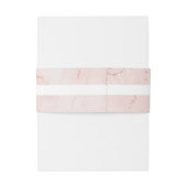 ストーン グリッター ウェディング ストライプ ローズゴールド ID647 招待状ベリーバンド (裏面例)