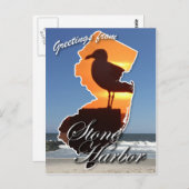 ストーン・ハーバーからの挨拶 ポストカード (正面/裏面)