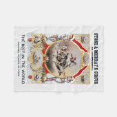 ストーン&マレーのサーカス、1870年頃。 フリースブランケット (正面(横))