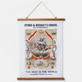 ストーン&マレーのサーカス、1870年頃。 吊り下げ型タペストリー (正面)