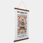 ストーン&マレーのサーカス、1870年頃。 吊り下げ型タペストリー (傾斜あり)