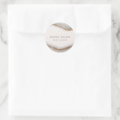 ストーン マーブル アゲート ラウンドシール (バッグ)