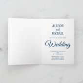 ストー結婚リーブックズ・ワンス・ア・ア・タイム 招待状 (内部)