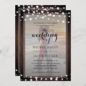 スト素朴リングライト2 – フォト結婚式招待状 案内状 (正面/裏面)