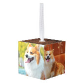 『スト素朴リング・ライト・イン・オア・ハート』 キューブオーナメント (裏面アングル)