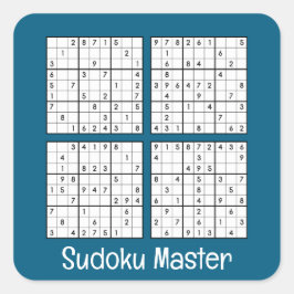 スドクパズルデザイン スクエアシール