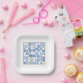 スドクパズル ペーパープレート (パーティー)