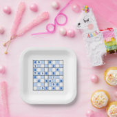 スドクパズル ペーパープレート (パーティー)