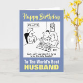 スドク選手最高のの夫 カード (黄色い花)