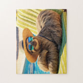 スナおもしろいングレスインザプール ジグソーパズル (縦)