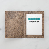 スナおもしろいーキーユーモアのある男性マンガ誕生日 カード (内部)