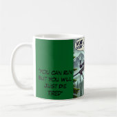 スナイパーマグ – ロックして朝をロード! コーヒーマグカップ (左)