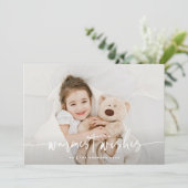 スナグリー・ウォームスト・ウィッシュススクリプト・ハグス・ホリデー シーズンカード (スタンド正面)