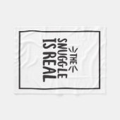 スナグリ実在グは文化ことわざ引用文アートデザイン フリースブランケット (正面(横))