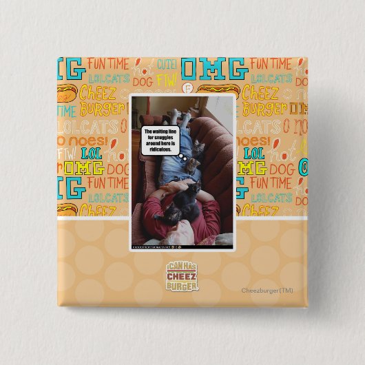 スナグルの待機行 缶バッジ (正面)