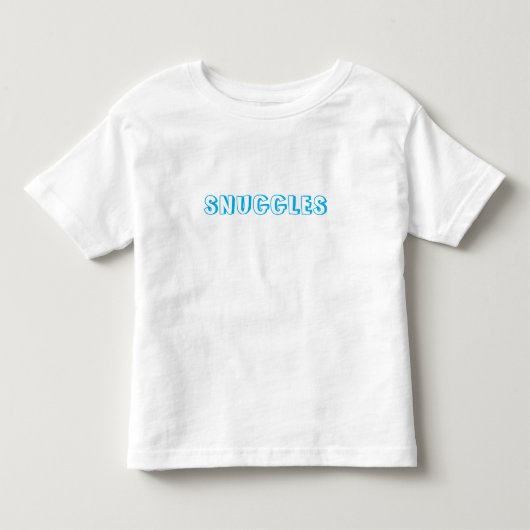 「スナグルズ」ライトブルー トドラーTシャツ (正面)