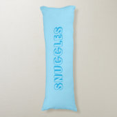 「スナグルズ」ライトブルー ボディピロー (正面縦)