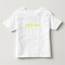 「スナグルズ」黄色の文字 トドラーTシャツ