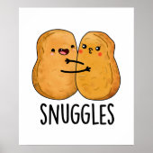スナグルナゲおもしろいットカップルのパン ポスター (正面)