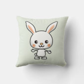 スナグルバニーかわいいカスタム クッション (裏面)