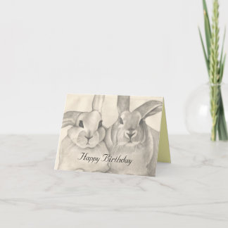 スナグルバニー，誕生日挨拶カード カード